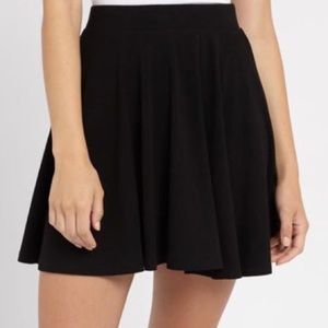 Black Basic Skater Skirt from H&M